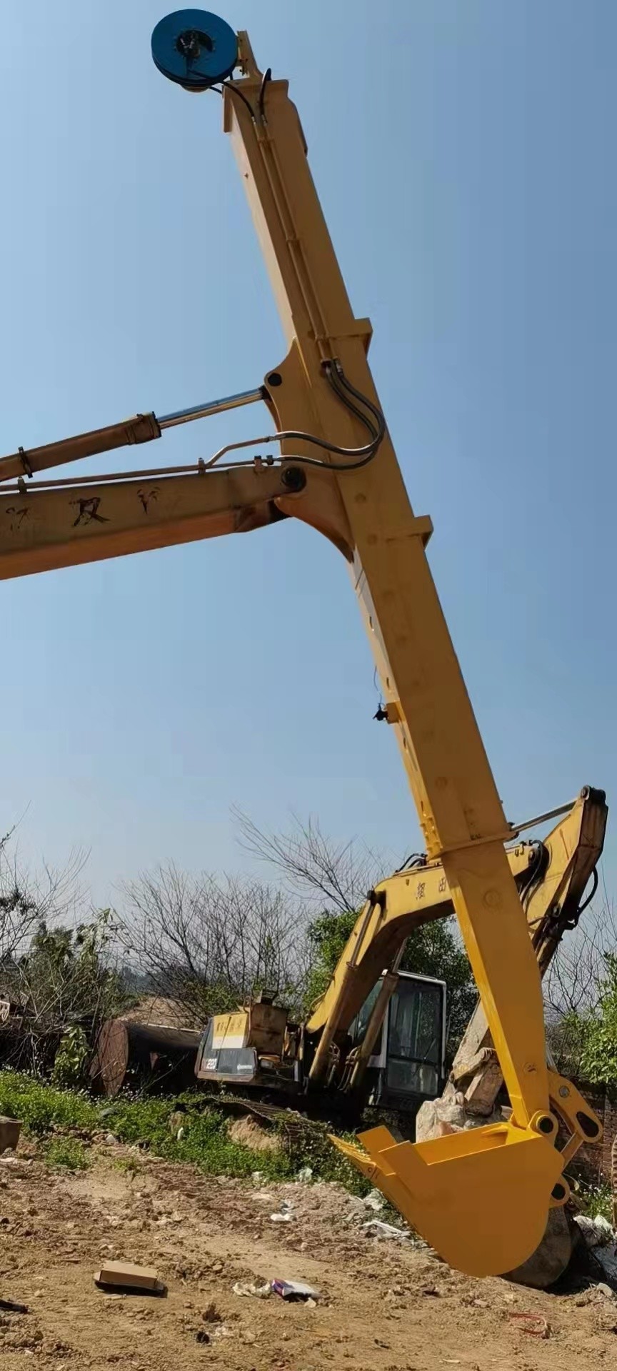 PC200 ZX200 CAT320 Excavator Telescopic Boom Digger Arm Wear Resistant