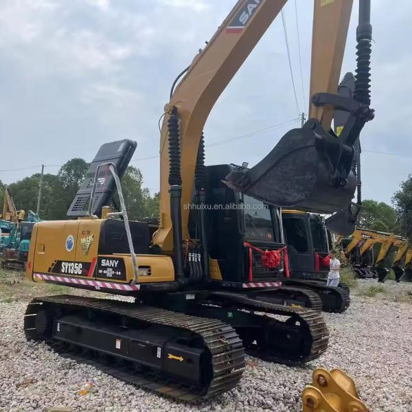 Used Crawler Hydraulic Excavator Sany 135 China Brand EPA Certification