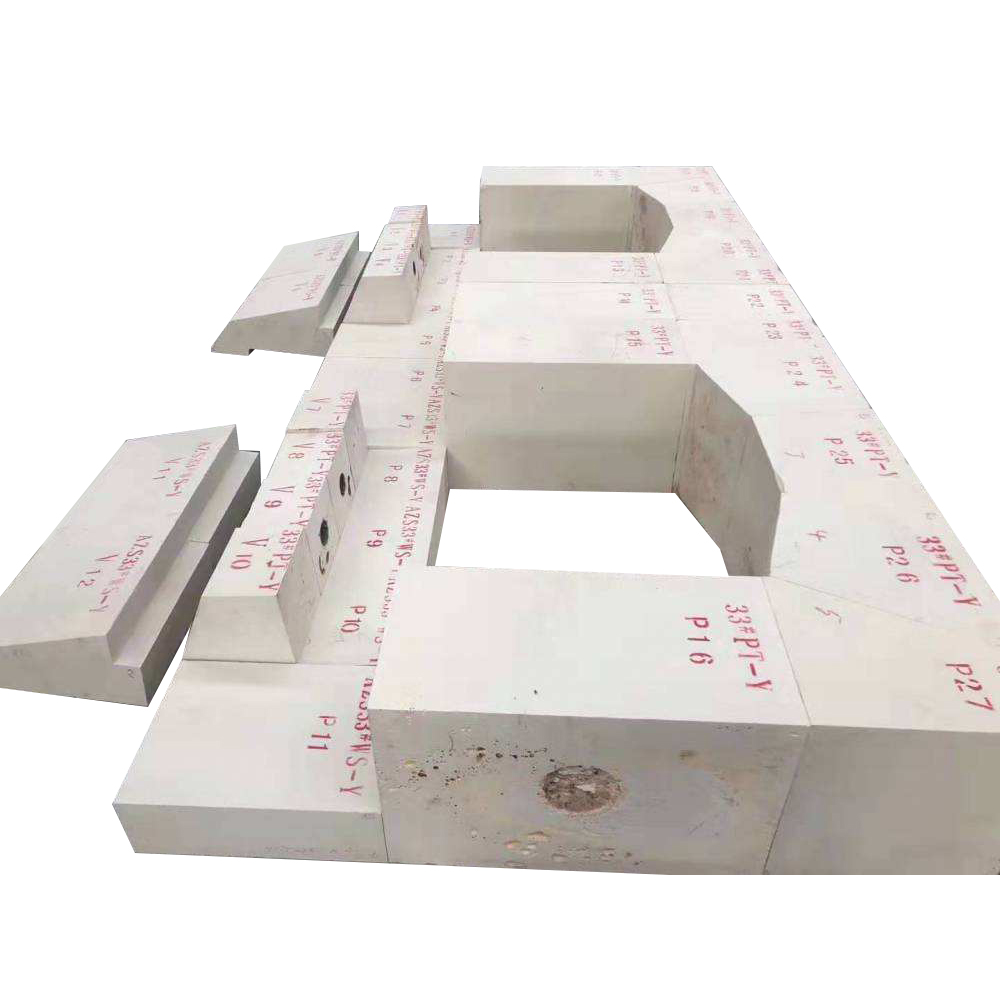 16% SiO2 Content And 33% ZrO2 Ceramic Corundum Sagger For Refractory AZS Brick In Temperature Refractory Applications