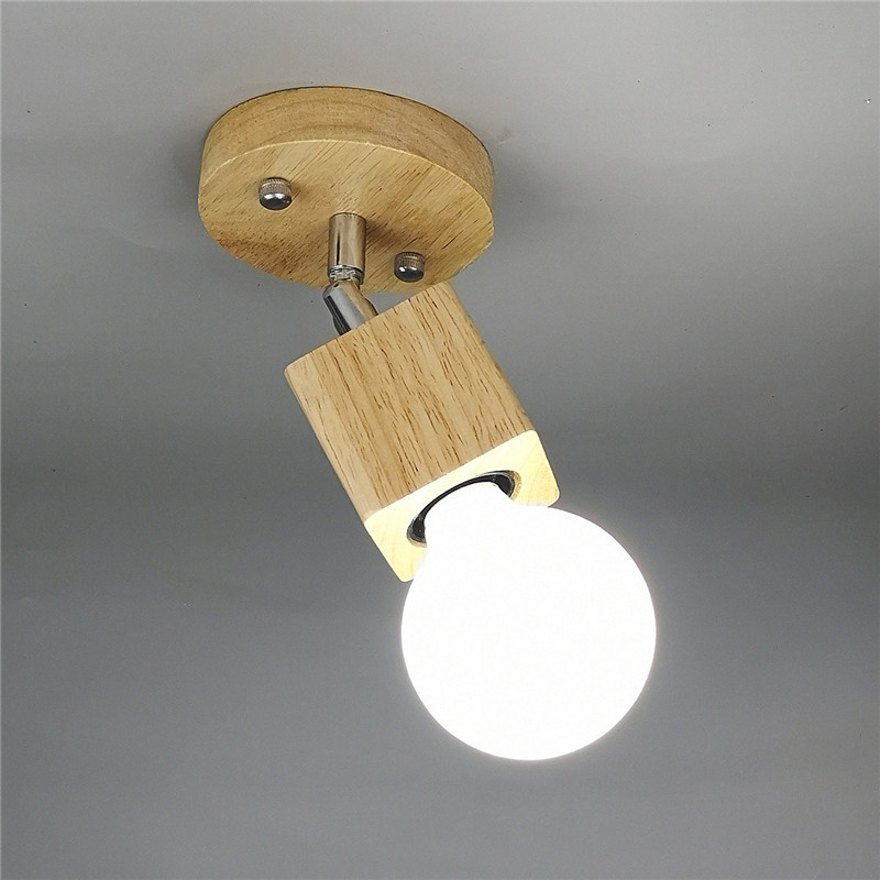 Nordic Modern Wood Square Ceiling Lights for Living Room Kitchen Porch Aisle corridor decor ceiling lamp(WH-WA-55)