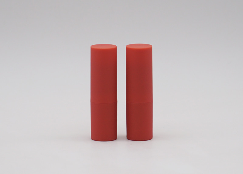 Color Matching Cylindrical Plastic Lipstick Tube , Empty Liquid Lipstick Container