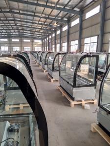 China Refrigerated Glass Door Cake Display Case For Bakery CE / ETL wholesale