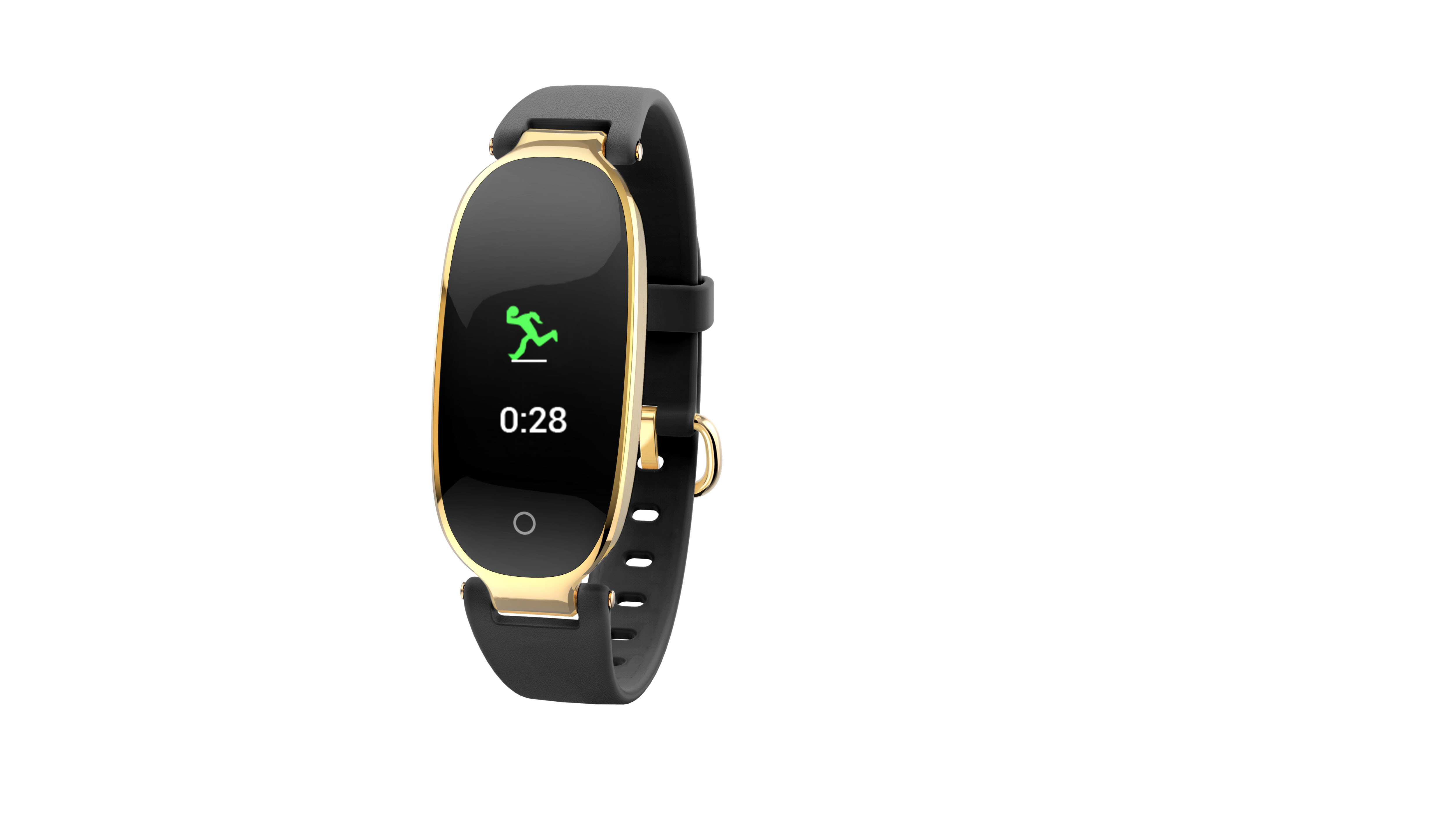 BLE V4.0 Womens Fitness Smartwatch 90mAh Color Screen Smart Band