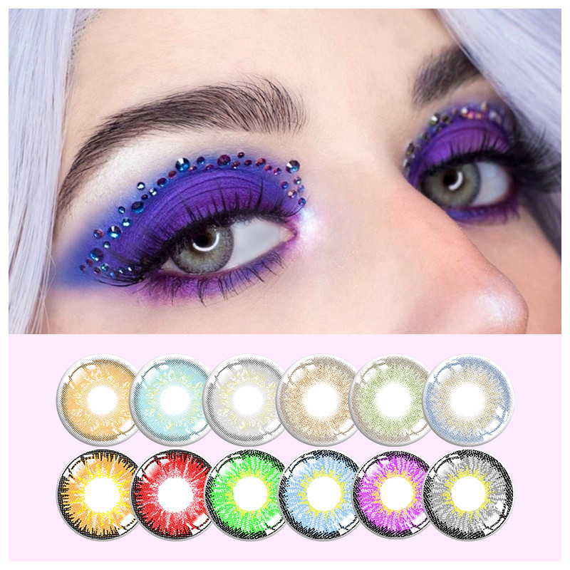 Make Your Own Logo Eco Soft Contact Lenses Tinted Russian Girl Non Prescription