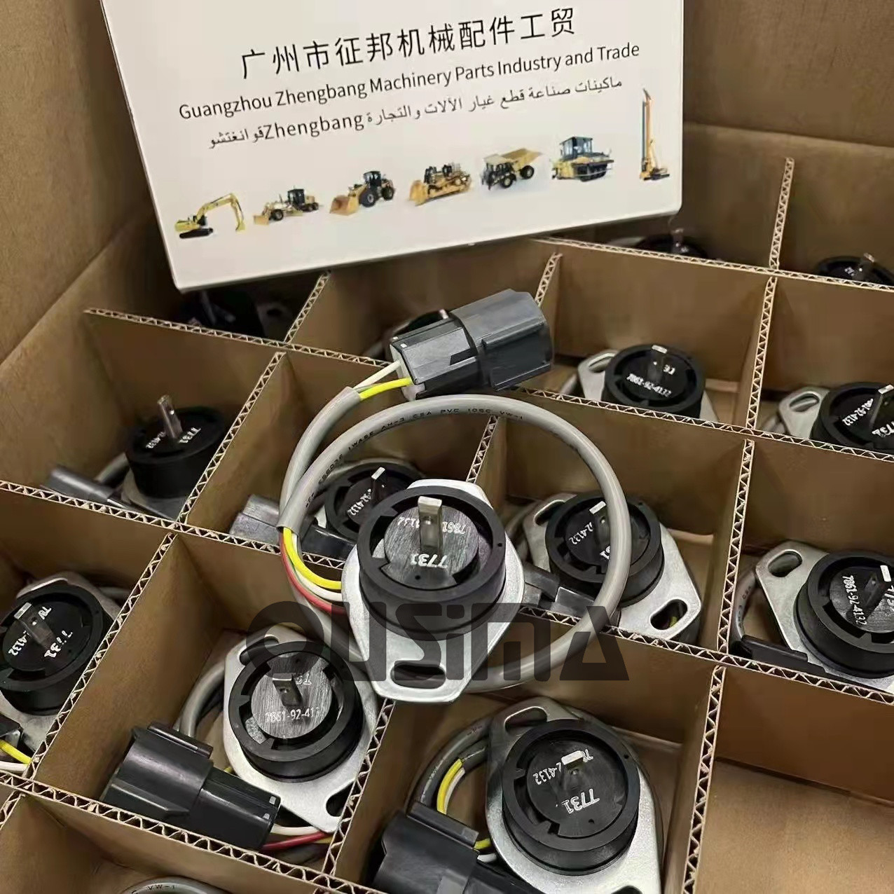 7861-92-4132 Excavator Potentioner Sensor For Komatsu PC200-6 PC220-6