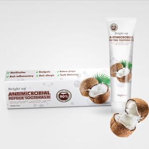 China Customized Herbal Teeth Whitening Toothpastes 90% Natural Organic Coconut Oil wholesale