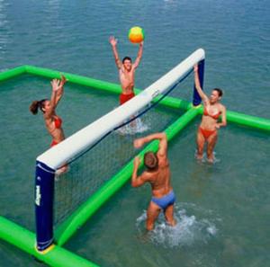 China Inflatable aqua park Sports, Inflatable Water Volleyball field wholesale