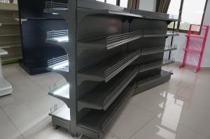 China Supermarket Display Fixtures Commercial Shelving Units With 3 Hook Bracket wholesale