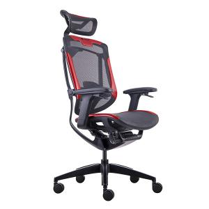 China GTCHAIR Wine Red PU Mesh Gaming Chairs Ergonomic Revolving Chair wholesale