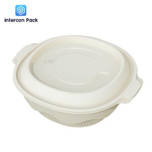 China Bagasse Cornstarch Disposable Plates Eco Friendly For Food Packaging wholesale
