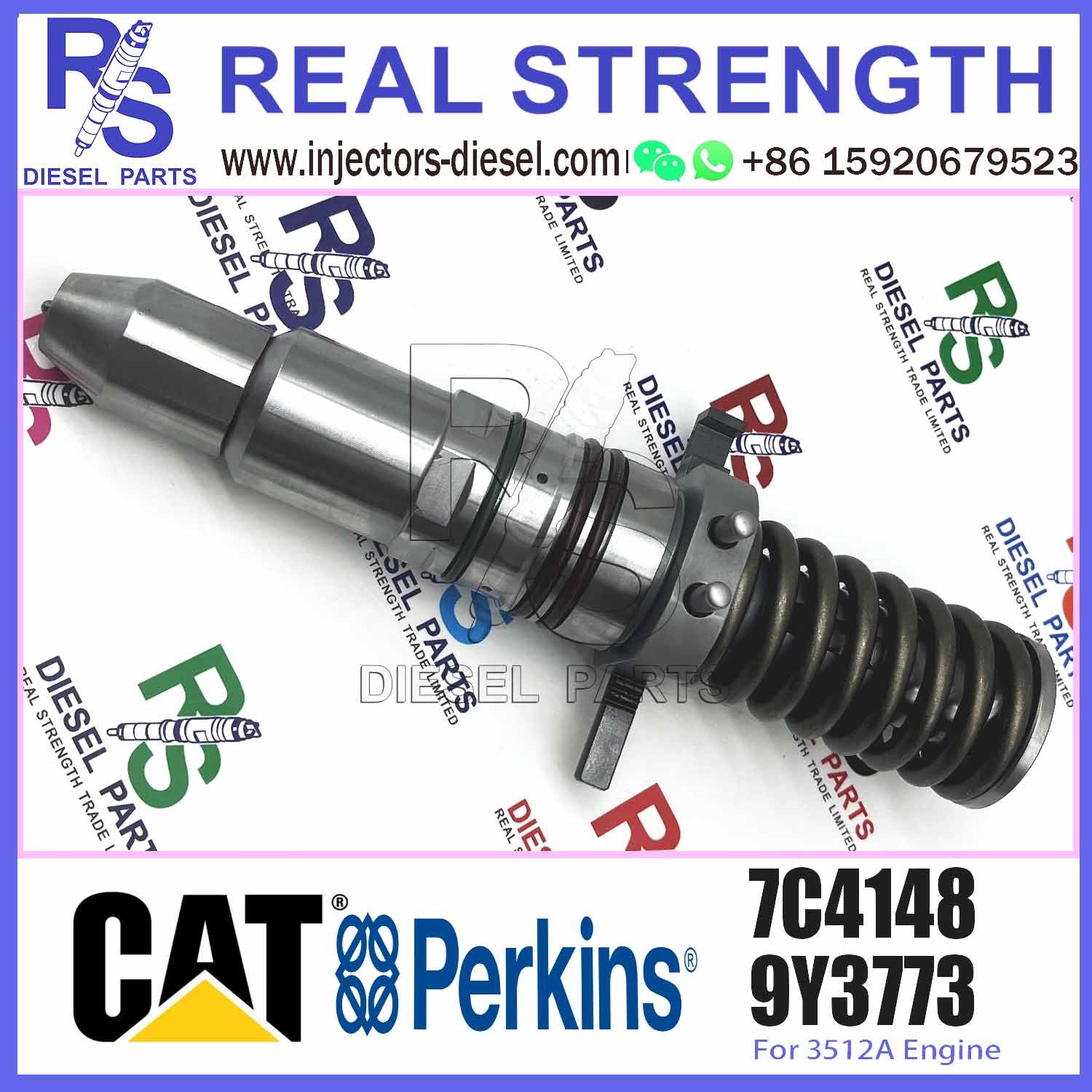 3512 E3512 Fuel Injector Assembly 4P9075 4P9076 7E6408 4P9077 9Y3773 7C4148 6L4357 6L4355 6L4360