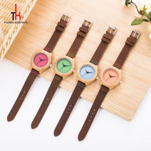 China Wholesale cheap watch Circle wooden case Japan miyota quartz movement oem custom logo wood watch wholesale