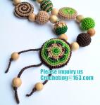 nursing necklace, Teething necklace, Breastfeeding Necklace