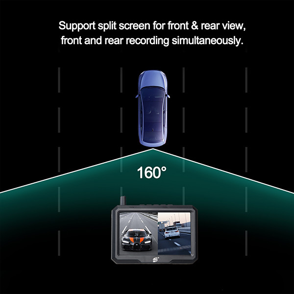 Night Vision Distance 5m Wireless Backup Cam Waterproof IP69K