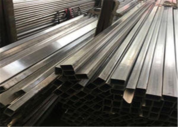 Brushed Stainless Steel Square Tubing High Rigidity Easy Weld Cut Dimensional
