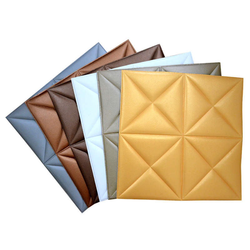 Moistureproof 3D PE Foam Wallpaper 70x77cm 3D PE Foam Wall Sticker