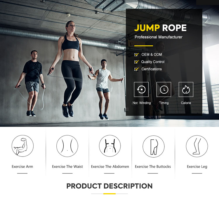 Fitness Jump Rope Smart Counter Skipping Rope For Overall Health And Wellness