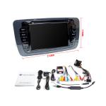 Android 10 2 Din Car Radio Stereo Multimedia Player For Seat Ibiza 6j 2009-2013
