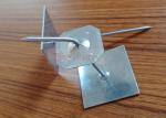 2.5" Self Adhesive Insulation Fastener Pins For Fiberglass Duct Wrap On Sheet