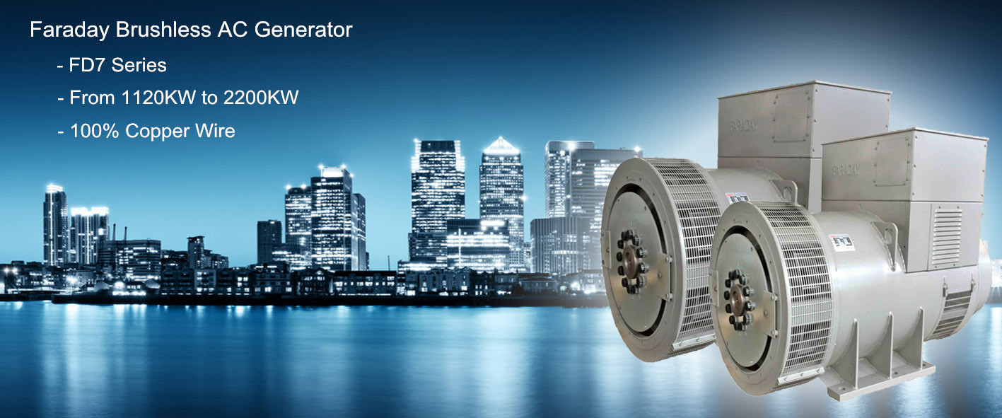 Diesel Brushless Synchronous AC Generator Thre Phase Power Generator