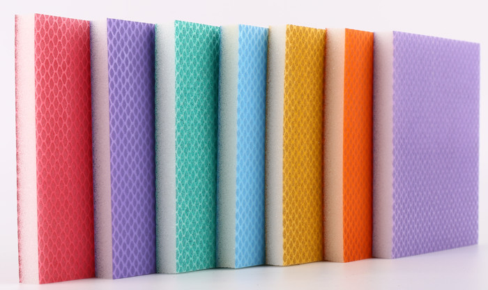 Rhombus Sanding Foam Sponge Pad Aluminum Oxide Double Face Washable