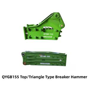 China QYGB155 Top Type / Triangle Hydraulic Breaker Hammer For Excavator wholesale