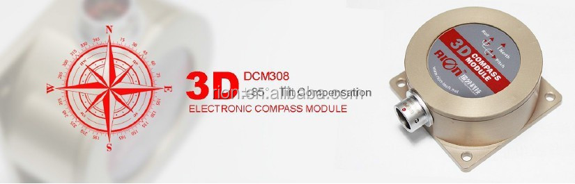 High Accuracy 3 axis Compass Inclinometer Sensor Used For Satellite Antenna Search and Marine Navigation