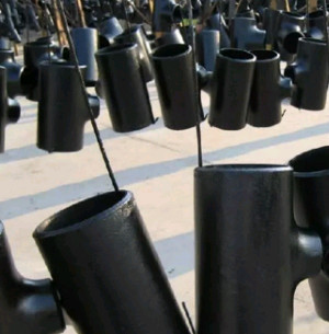Pure Seamless Carbon Steel Pipe Tee Fitting Sch 40 WRAS For Gas Oil Tee