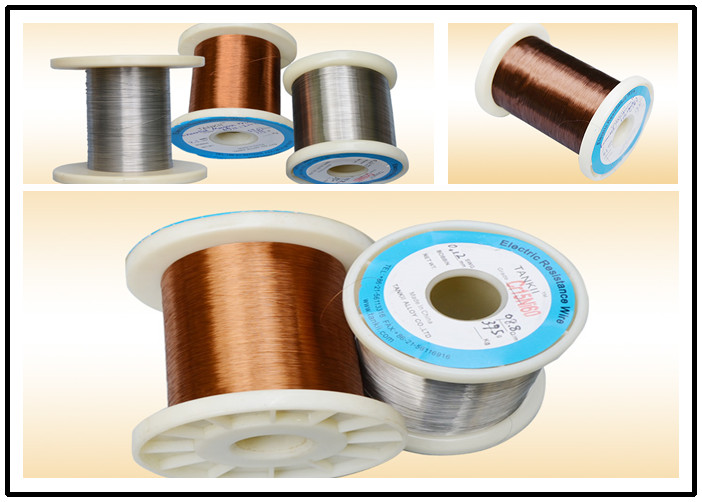 Round Flat Manganin Wire 0.1mm Enameled Wire Used For Winding Resistors