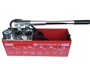 China RP-50 Water Pressure 12L 50 Bar Pressure Test Pump Manual Hydraulic for 45ml Flow wholesale