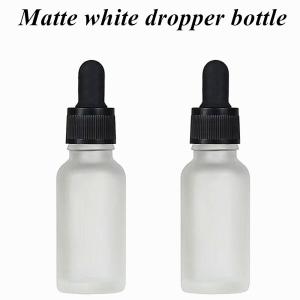 China 5ml Essential Oil Glass Dropper Bottle 100ml Frosted Tincture Bottles wholesale