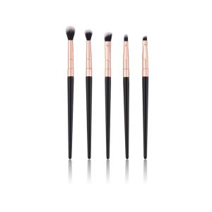 China Eyeliner Eyebrow 5 Piece Makeup Brush Set Synthetic Hair Plastic Handle wholesale