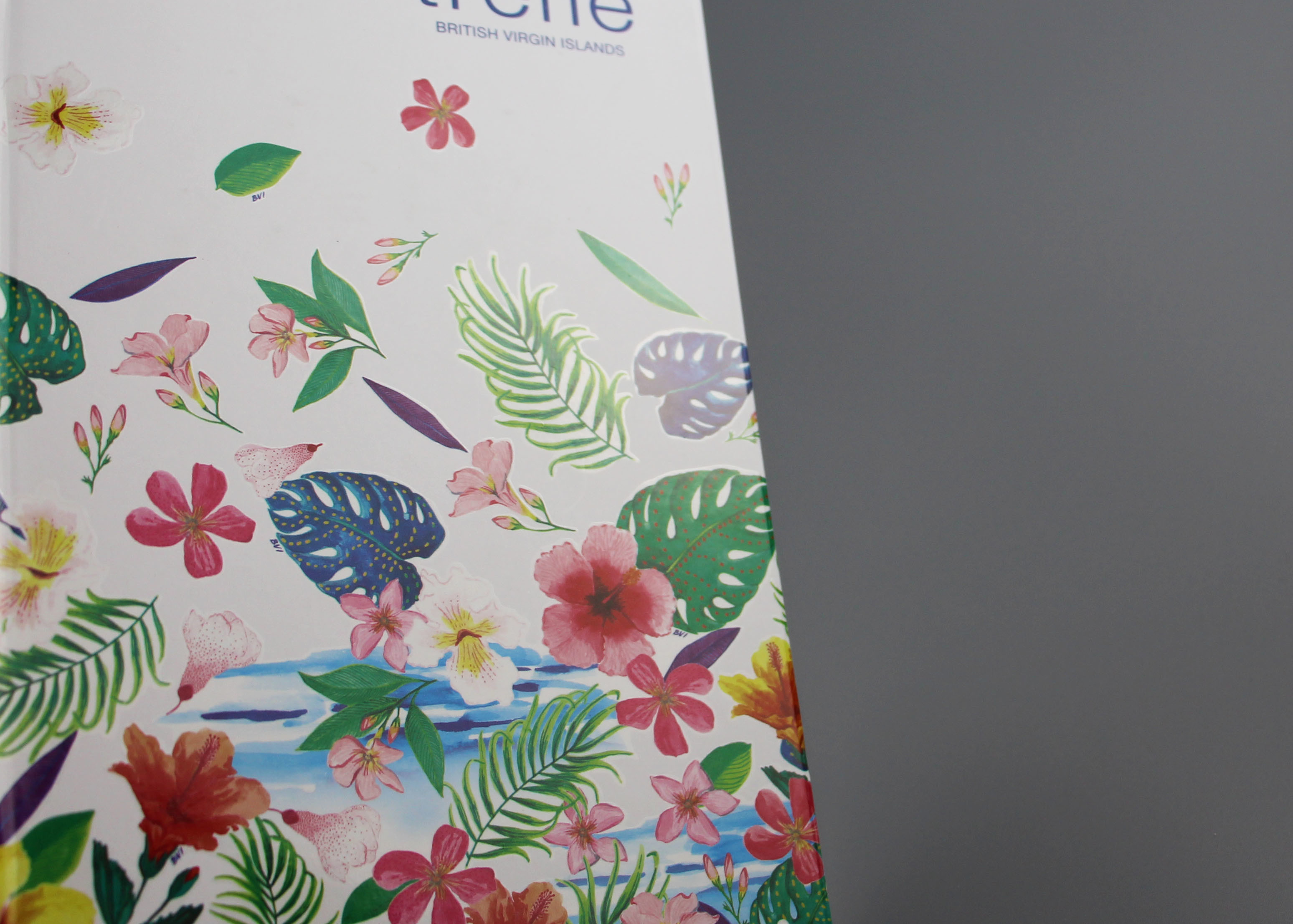 Spot UV Beautiful Hardcover Lined Journal , Flowery Hard Bound A4 Notebook