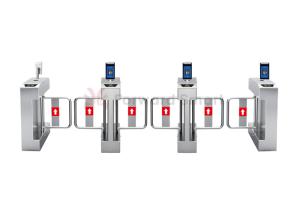 China SS304 Semi Automatic Card Reader Pedestrian Turnstile Gate wholesale