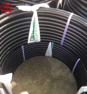 China Black 100meter 200meter customized length roll pipe HDPE wholesale