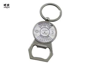 China Permanent Calendar Beer Bottle Openers Keychain Zinc Alloy Body wholesale