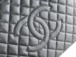 Large Chanel Lychee Leather Caviar Grand Shopping Tote GST Bag