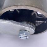 150mm Heavy Duty Castor Wheels Cast Iron Castors Swivel Casters