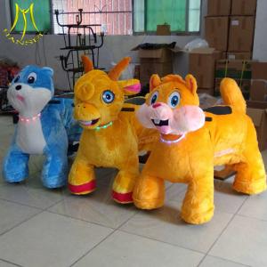 China Hansel giant plush animals ride for mall and animal plush toy kiddie animal plush ride with unicorn plush toy ride sale on sale