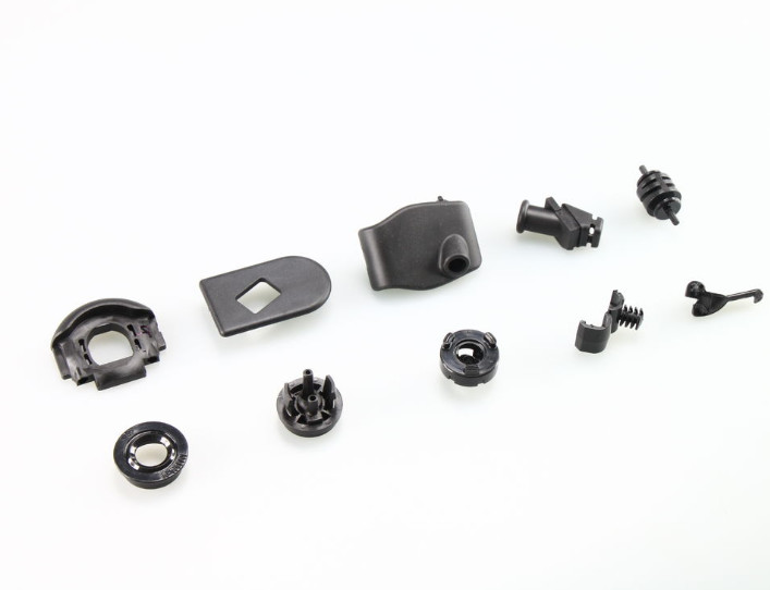 Rubber Compounds Injection Molding Molds Black Screw Parts With ISO Approval