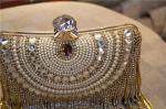 European and American high-grade diamond Wristlet banquet bag ladies banquet
