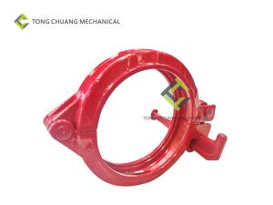 China Carbon Steel Bolt Pipe Clamp Type 175A Lightweight For Pump Truck Equipment wholesale