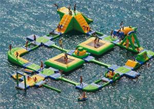 China New Design Giant Beach Inflatable Water Parks Lake Floating Water Games wholesale