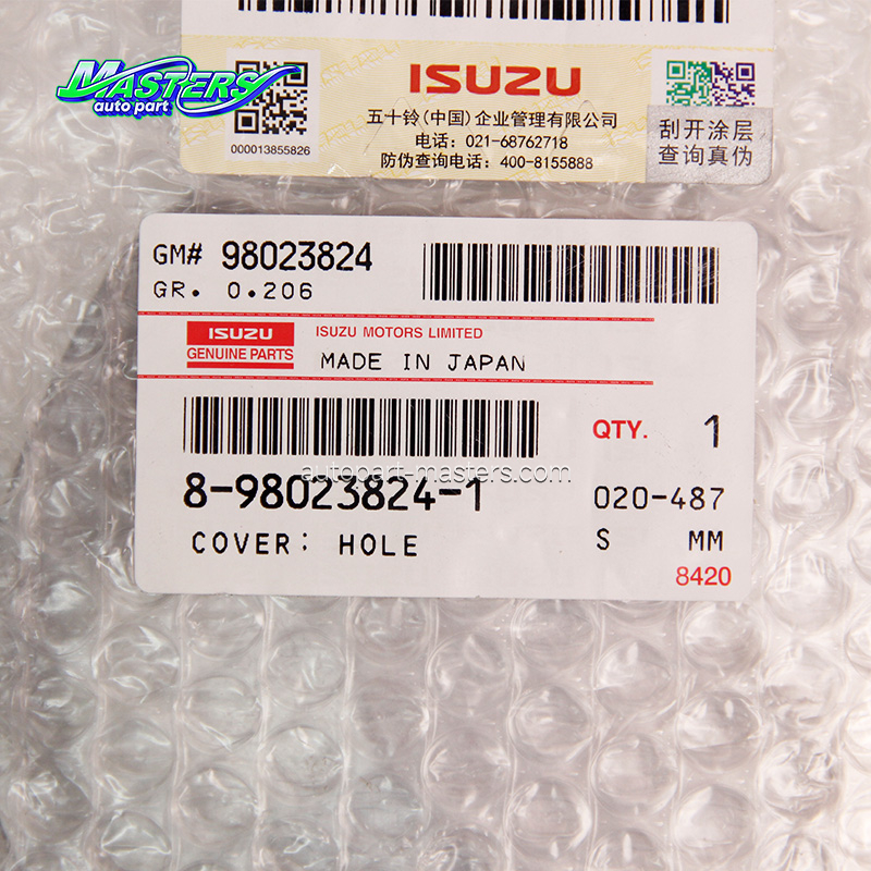 Masters 8-98023824-1 Flywheel Housing Side Cover 8980797550 For ISUZU ZX360-5A SH360-5A 4HK1 6HK1