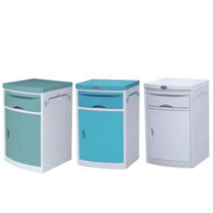 China Plastic Lightweight Hospital Bedside Cabinet On Wheels wholesale