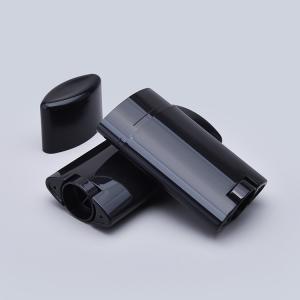 China 50g Black Deodorant Tubes Plastic With Smooth Surface wholesale
