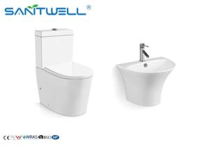 China Bathroom Washdown Two piece toilet ISO9001 2000 Certification wholesale