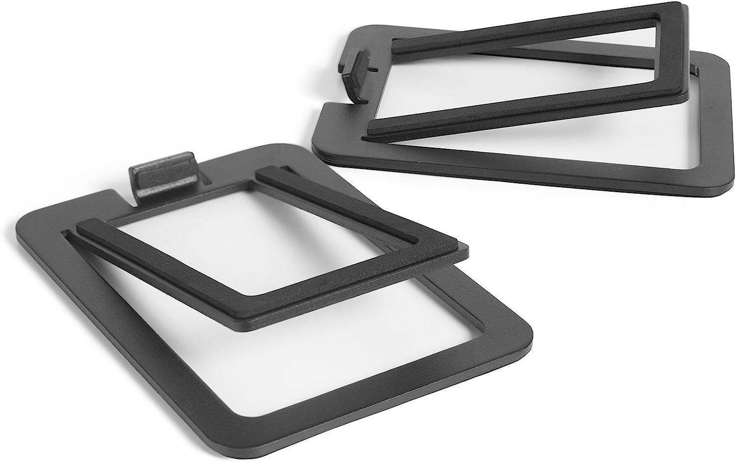 ISO9001 Rohs CE Desktop Speaker Stands for Small Speaker Tilted Tabletop Steel Computer Speaker Stands