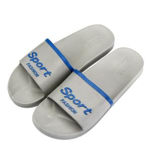 China Eco Friendly PVC Sole Mens Sports Slippers Synthetic Upper Material wholesale