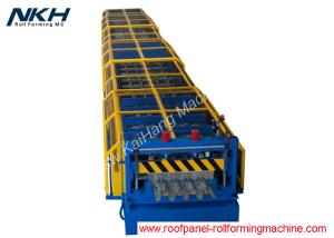 China 750mm Cover Width Floor Deck Roll Forming Machine For Architectural wholesale